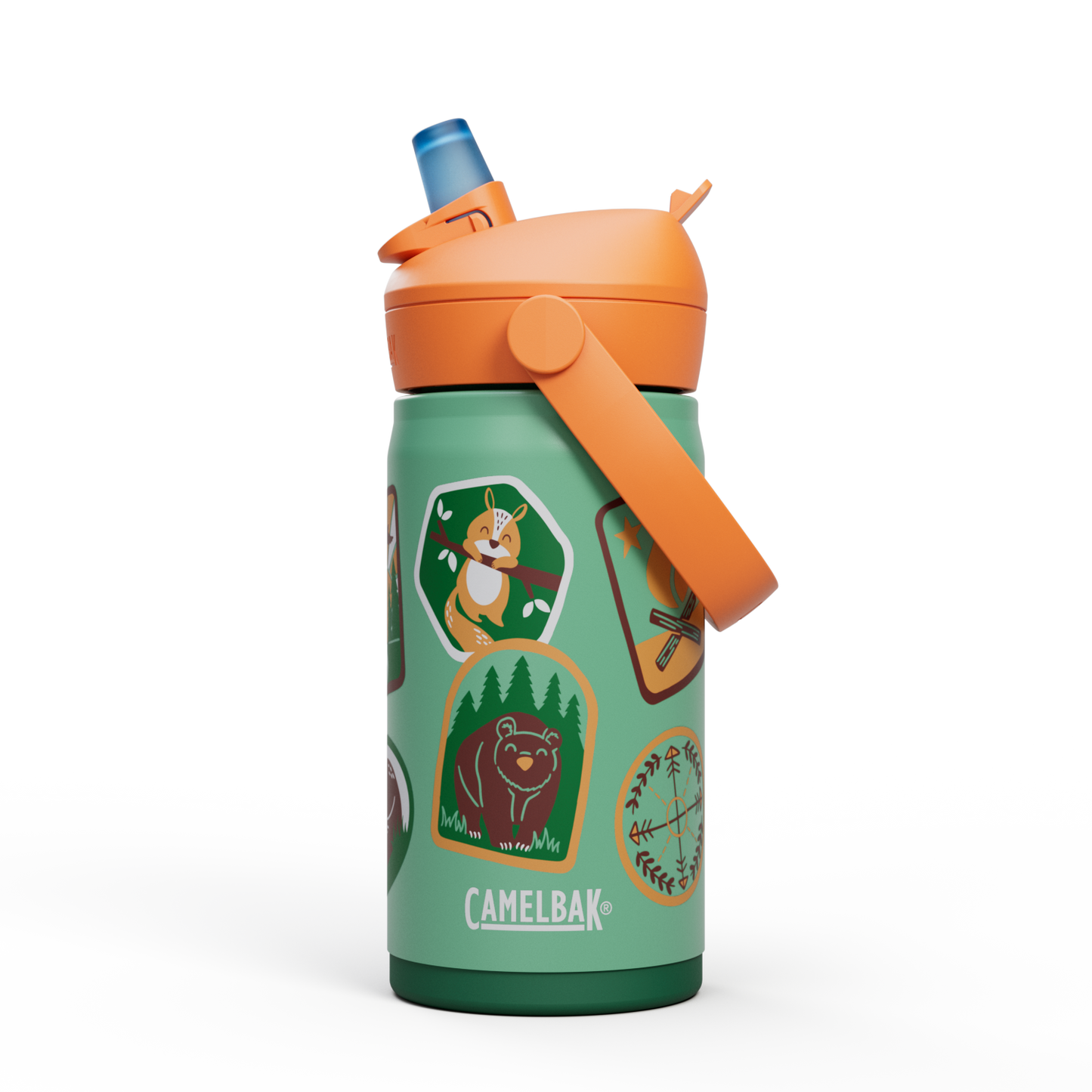 thrivetm-flip-straw-kids-12oz-bottle-insulated-stainless-steel-l5 nswfkxg1wq